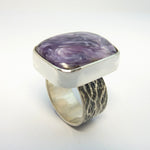 Charoite ring