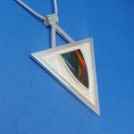 Aurora opal pendant