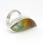 Opal wood ring