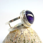 Amethyst double ring