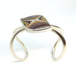 Corvette fordite cuff bracelet