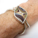 Corvette fordite cuff bracelet