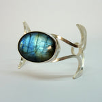 Labradorite cuff bracelet