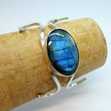 Labradorite cuff bracelet