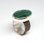 Malachite ring