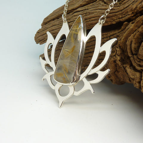 Lotus necklace