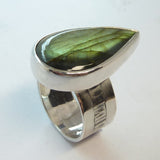 Labradorite ring